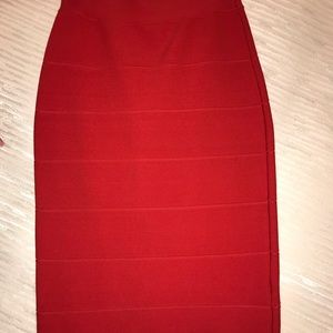 Women’s bandage skirt Red size S